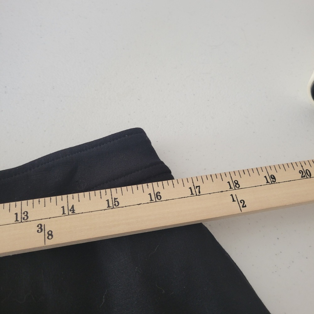 J Jill Black Stretch A-Line Midi Skirt Size 12 Career‎ Office Church New - Picture 8 of 16